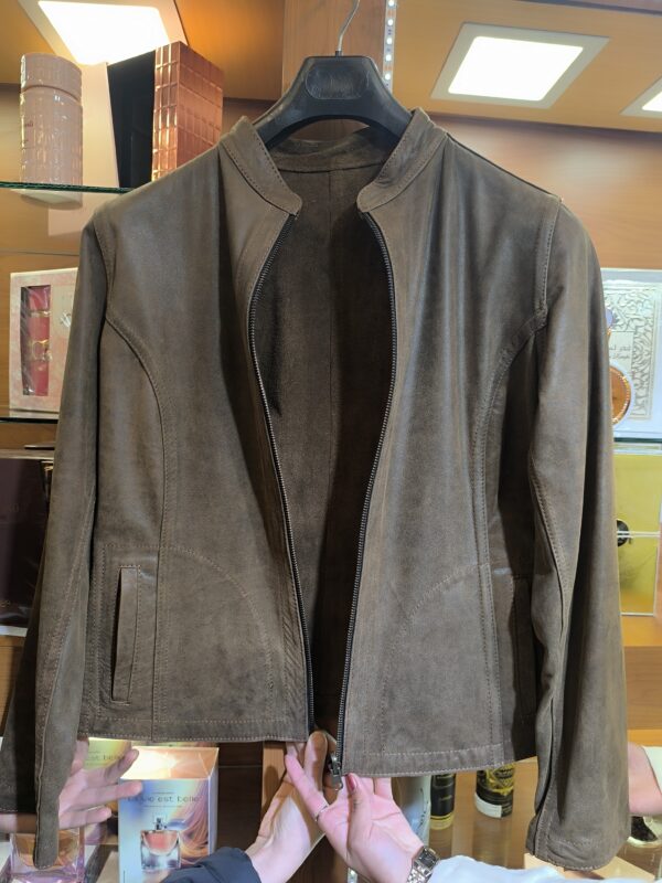 CAMPERA DE CUERO REVERSIBLE MUJER - Imagen 2