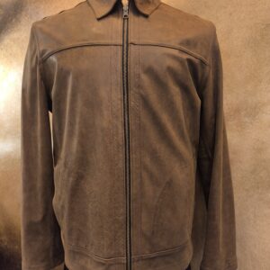 CAMPERA DE CUERO CLASICA HOMBRE
