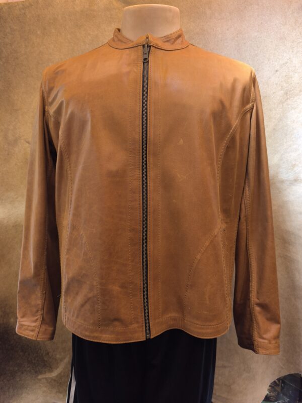 CAMPERA DE CUERO REVERSIBLE HOMBRE - Imagen 2